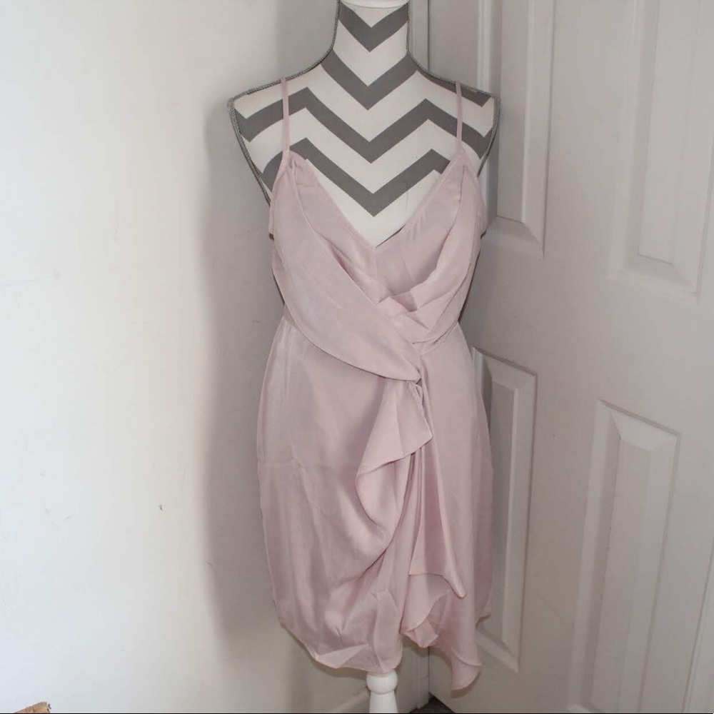 Blush Waterfall Summer Dress
